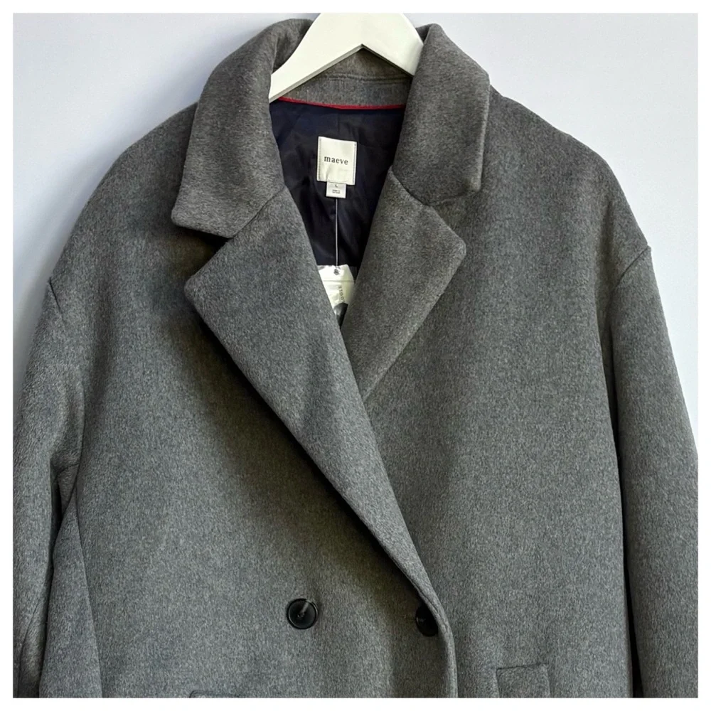 NWT Anthropologie Maeve Relaxed Cocoon Coat - Picture 9 of 15